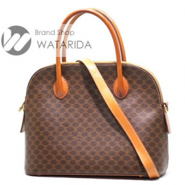 【New arrivals】セリーヌ ヴィンテージ 2WAYマカダムハンドバッグ