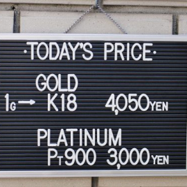 2019年11月21日 金･プラチナ買取価格