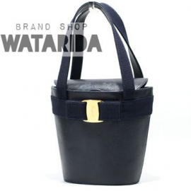 【New arrivals】フェラガモ ヴァラリボン バケツバッグ BA21 6161