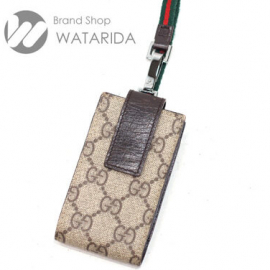 【New arrivals】グッチ GGキャンバス 携帯ケース  153223