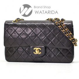 【New arrivals】シャネル マトラッセ ダブルフラップ チェーンショルダーバッグ
