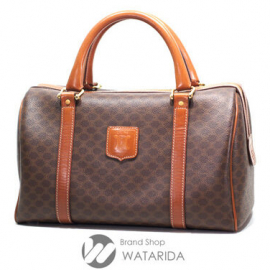 【New arrivals】セリーヌ ヴィンテージ マカダム ミニボストン ハンドバッグ