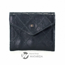 【New arrivals】シャネル マトラッセ ダブルステッチ レザー コインケース