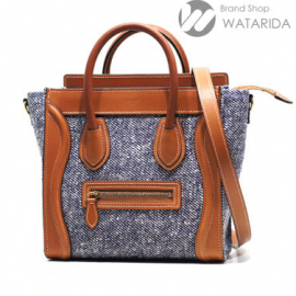 【New arrivals】セリーヌ ナノ ラゲージ ナチュラルカーフ 189242CKN.07AT