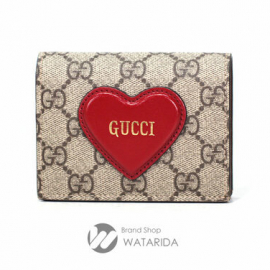 【New arrivals】グッチハート モチーフ コンパクトウォレット 648848