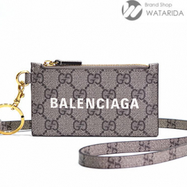 【New arrivals】グッチ バレンシアガ ザ ハッカー プロジェクト ストラップ付き カードケース