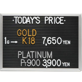 2024年1月28日本日の金･プラチナ買取価格