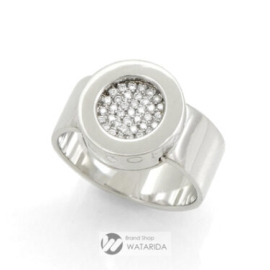 【New arrivals】シャネル ラロンド ロゴ サークル ダイヤモンド リング WG750
