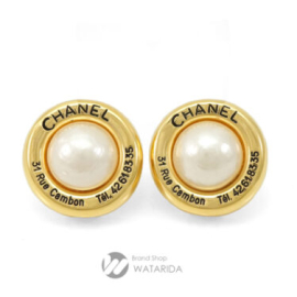 【New arrivals】シャネル カンボン フェイクパール イヤリング
