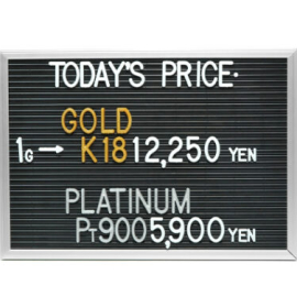 2025年7月3日本日の金･プラチナ買取価格
