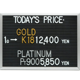 2025年7月7日本日の金･プラチナ買取価格