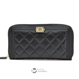 【New arrivals】シャネル ボーイシャネル マトラッセ ラウンドジップ ウォレット A80288