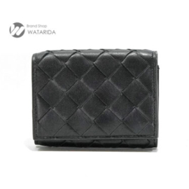 【New arrivals】ボッテガ ヴェネタ コンパクト ウォレット イントレチャート ミニ 609285