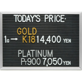 2025年9月29日本日の金･プラチナ買取価格