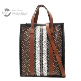 【New arrivals】バーバリー スモール モノグラムストライプ Eキャンバス ポートレート 8024294