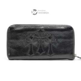【New arrivals】クロムハーツ 3セメタリー クロス ロングウォレット 2246-304-0604-0900