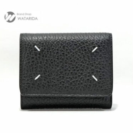 【New arrivals】メゾンマルジェラ 4ステッチ 三つ折り コンパクト ウォレット SA3UI0010 P4455 T8013