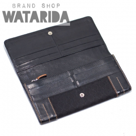 【New Arrivals】セリーヌ ロングレザーマカダムウォレット