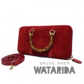 【New Arrivals】グッチ バンブー ショルダーウォレット