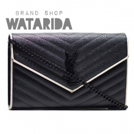 【New Arrivals】サンローラン  モノグラム・サンローラン チェーンウォレット