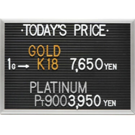 2024年1月19日本日の金･プラチナ買取価格
