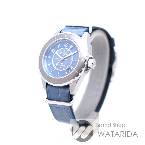 川崎の質屋【渡田質店】シャネル 腕時計 J12 G.10 クロマティック H4338 38mm チタンセラミック ブルー文字盤 【送料無料】 のご紹介です。