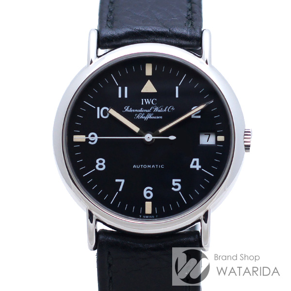 川崎の質屋【渡田質店】IWC 腕時計 ポートフィノ IW3513-022 SS 純正革ベルト 黒文字盤 オールトリチウム サカナリューズ 箱・修明付 【送料無料】 のご紹介です。