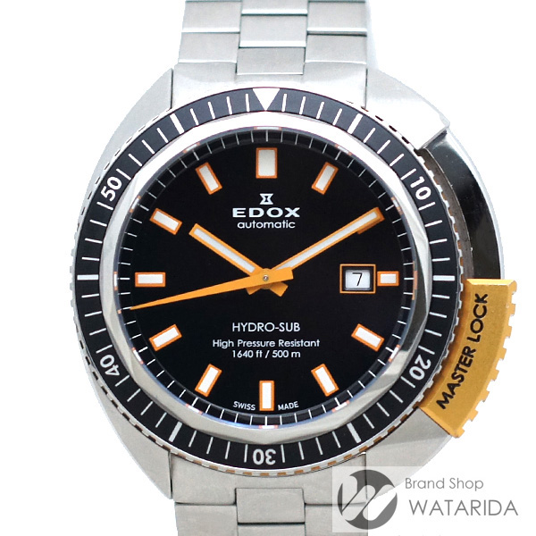 川崎の質屋【渡田質店】エドックス 腕時計 ハイドロサブ 80301-3NOM-NIN SS 黒文字盤 【送料無料】のご紹介です。