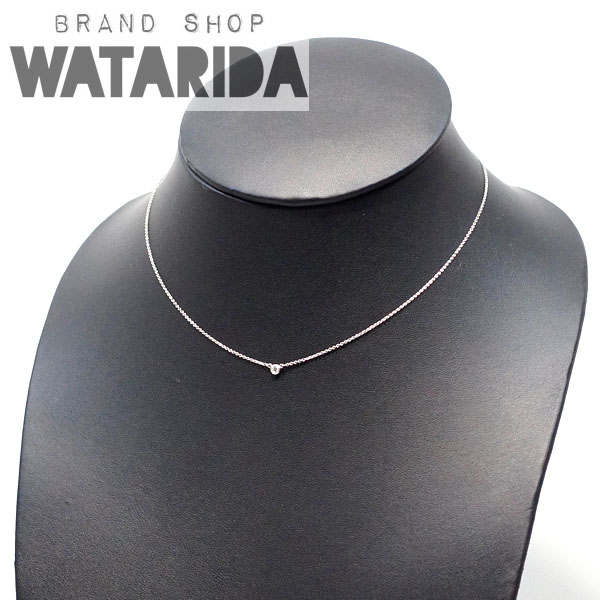 川崎の質屋【渡田質店】ティファニー ネックレス バイザヤード 1Pダイヤ Pt950 エルサ・ペレッティ 箱・袋付 【送料無料】のご紹介です。
