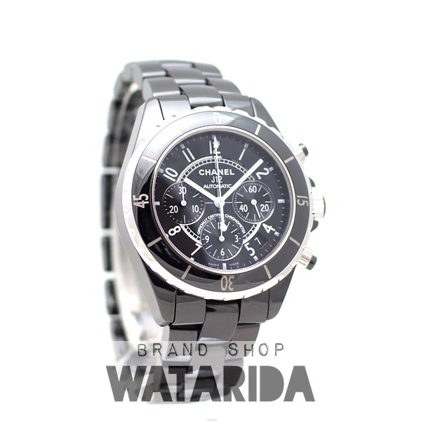 川崎の質屋【渡田質店】シャネル 腕時計 J12 AT クロノグラフ H0940 セラミック SS ブラック 箱保付 【送料無料】のご紹介です。