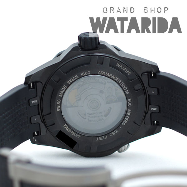川崎の質屋【渡田質店】タグホイヤー 腕時計 アクアレーサー WAJ2180.FT6015 ブラック ラバー SS 箱・保付 【送料無料】のご紹介です。
