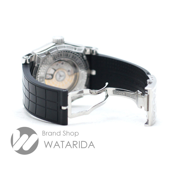 川崎の質屋【渡田質店】ロジェ・デュブイ 腕時計 イージーダイバー SE43 14 910 WG SS シルバー文字盤 内箱・保証書付 【送料無料】のご紹介です。