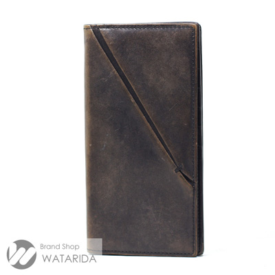 ベルルッティ サンタル ガスパール 折り財布 レザーエンウォレット パティーヌ サンタル スクリットレザー ジップロングウォレット