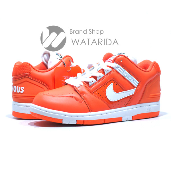 川崎の質屋【渡田質店】ナイキ SB シュプリーム スニーカー AIR FORCE 2 LOW AA0871 818 US9 27cm ORANGE BLAZE 箱・タグ付 【送料無料】のご紹介です。