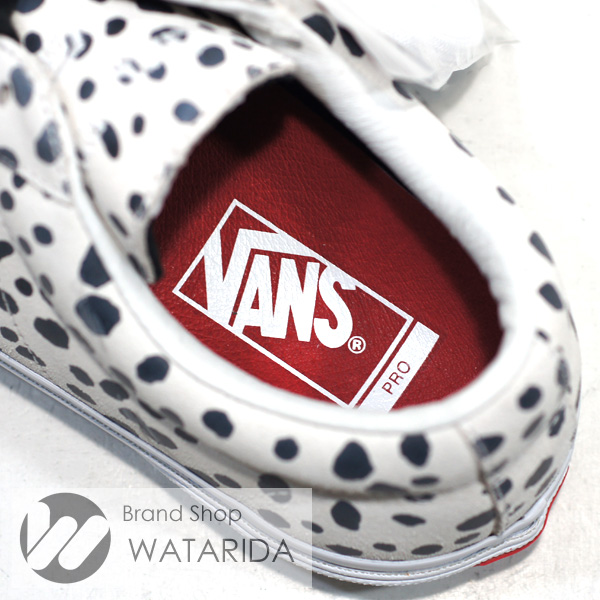 川崎の質屋【渡田質店】ヴァンズ シュプリーム スニーカー VANS SID PRO SUPREME Dalmatian VN0A3XTISSJP 箱・交換用ヒモ付 未使用品 【送料無料】のご紹介です。