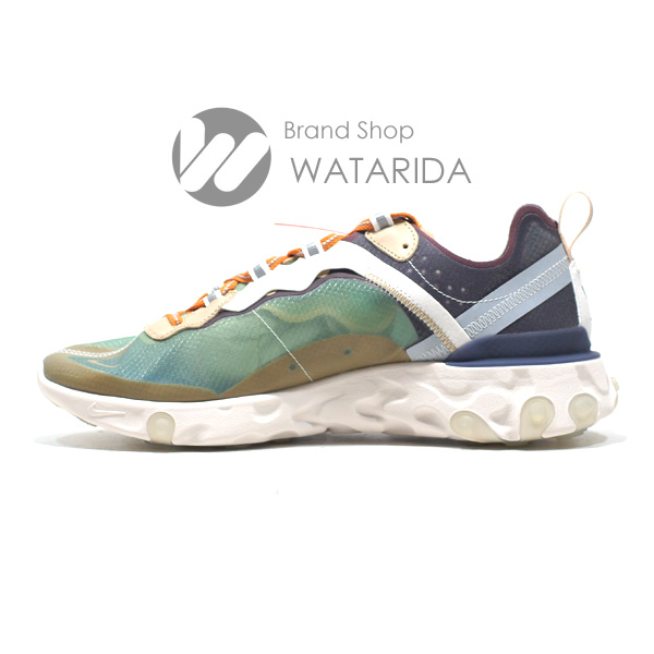 川崎の質屋【渡田質店】ナイキ スニーカー REACT ELEMENT 87/UNDER COVER BQ2718 300 US9 27cm GREEN MIST 箱・タグ付 未使用品 【送料無料】のご紹介です。