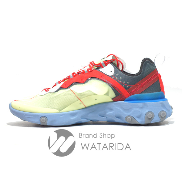 川崎の質屋【渡田質店】ナイキ スニーカー REACT ELEMENT 87/UNDER COVER BQ2718 700 US9 27cm VOLT 箱・タグ付 未使用品 【送料無料】のご紹介です。