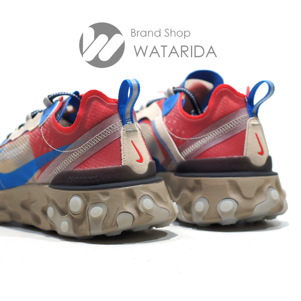 川崎の質屋【渡田質店】ナイキ スニーカー REACT ELEMENT 87/UNDER COVER BQ2718 200 US9 27cm BEIGE CHALK 箱・タグ付 未使用品 【送料無料】のご紹介です。