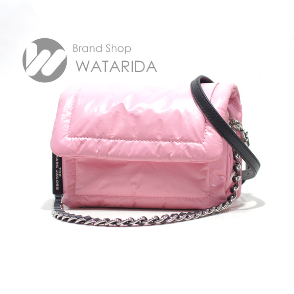 川崎の質屋【渡田質店】マーク・ジェイコブス The Pillow Bag Mini Pillow Bag M0015773 668 1SZ 2WAY POWDER PINK 保存袋・タグ付 【送料無料】のご紹介です。