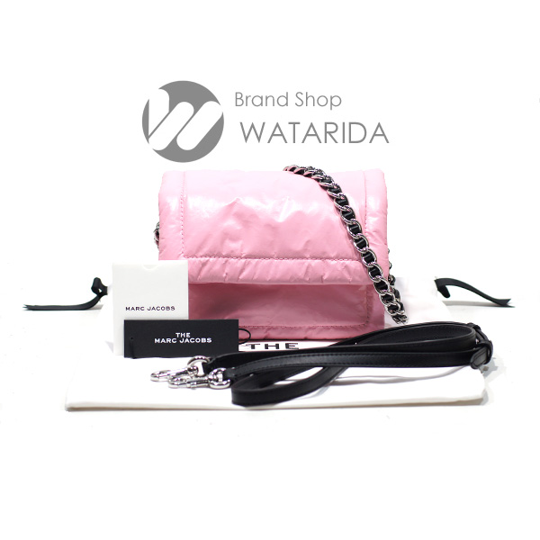 川崎の質屋【渡田質店】マーク・ジェイコブス The Pillow Bag Mini Pillow Bag M0015773 668 1SZ 2WAY POWDER PINK 保存袋・タグ付 【送料無料】のご紹介です。