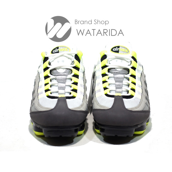 川崎の質屋【渡田質店】ナイキ スニーカー AIR VAPORMAX 95 neon イエローグラデ AJ7292 001 VOLT タグ・箱付 未使用品【送料無料】のご紹介です。