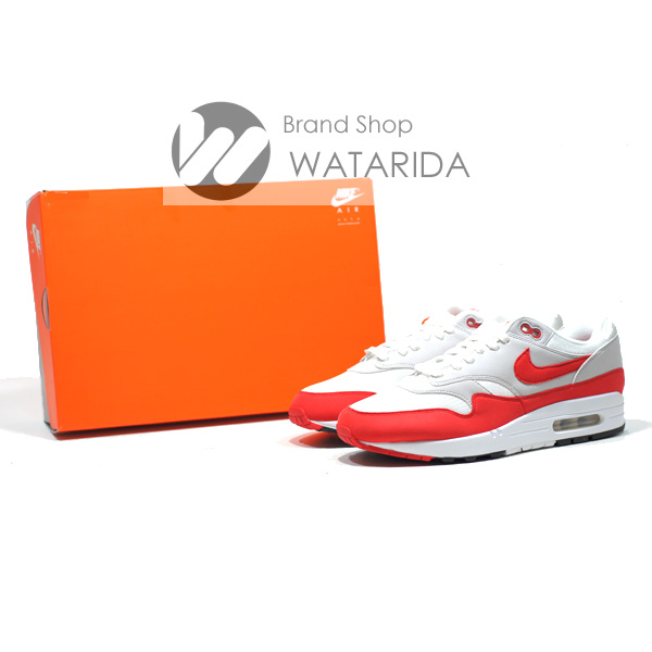 川崎の質屋【渡田質店】ナイキ スニーカー AIR MAX 1 ANNIVERSARY 908375-103 UNIVERSITY RED 箱・交換用ヒモ付 未使用品 【送料無料】のご紹介です。