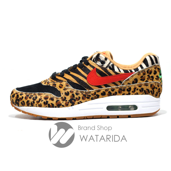 川崎の質屋【渡田質店】ナイキ スニーカー AIR MAX 1 DLX AQ0928 700 ATMOS ANIMAL PACK2.0 箱・交換用ヒモ付 未使用品 【送料無料】のご紹介です。