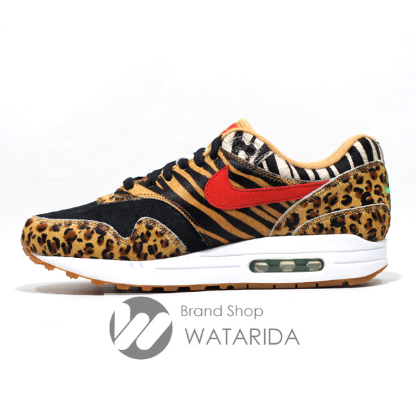 川崎の質屋【渡田質店】ナイキ スニーカー AIR MAX 1 DLX AQ0928 700 ATMOS ANIMAL PACK2.0 箱・交換用ヒモ付 未使用品 【送料無料】のご紹介です。