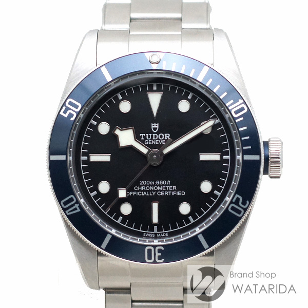 川崎の質屋【渡田質店】チューダー チュードル 腕時計 ヘリテージ ブラックベイ 79230B SS 黒文字盤 替えベルト・保付【送料無料】 のご紹介です。