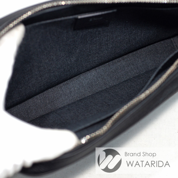 川崎の質屋 渡田質店 ディオール バッグ レザークラッチバッグ 1DSCL020 ブラック 保存袋・リストレット付 送料無料 のご紹介です。