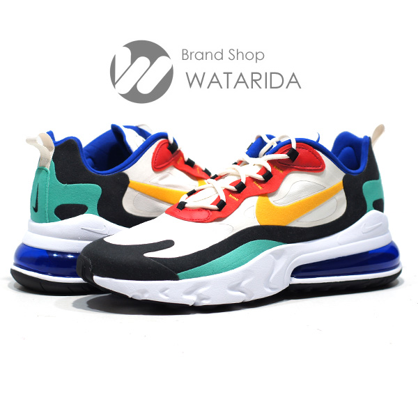 川崎の質屋 渡田質店 ナイキ スニーカー AIR MAX 270 REACT AO4971-002 PHANTOM UNIVERSITY GOLD 箱付 送料無料 のご紹介です。