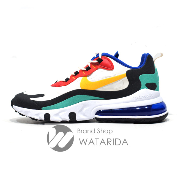 川崎の質屋 渡田質店 ナイキ スニーカー AIR MAX 270 REACT AO4971-002 PHANTOM UNIVERSITY GOLD 箱付 送料無料 のご紹介です。