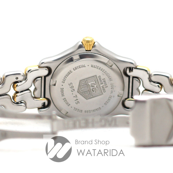 川崎の質屋 渡田質店 タグホイヤー 腕時計 セル S/el プロフェッショナル 200m S95.715 Qz SS GP コンビ アイボリー文字盤 レディース 送料無料 のご紹介です