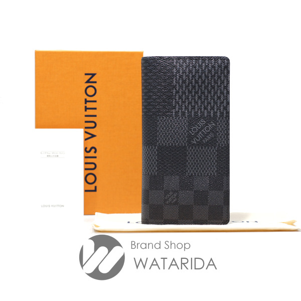 川崎の質屋 渡田質店 ルイヴィトン 財布 ポルトフォイユ・ブラザ NM N60436 ダミエ・グラフィット 3D キャンバス 箱・袋付 未使用品 送料無料 のご紹介です。